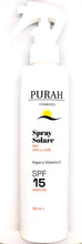 Carica l'immagine nel visualizzatore di Gallery, SPRAY SOLARE SPF 15 UVA/UVB