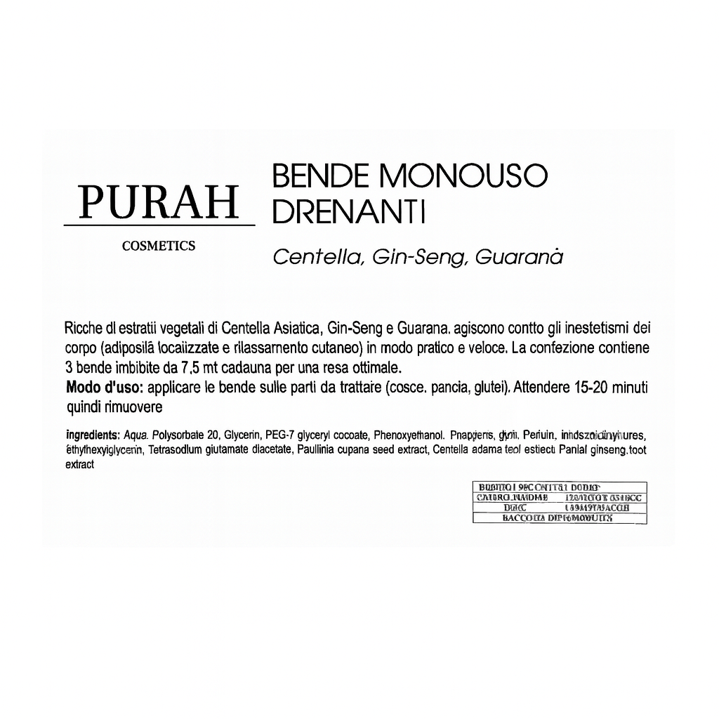 BENDE MONOUSO DRENANTI